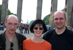 Dr. Bernd Gutkauf mit Frau und Hannes Ludewig in Berlin 2006