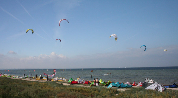 Kitesurfen auf der Insel Fehmarn