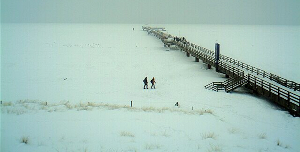 Ostsee bei Prerow am 14. Februar 2010