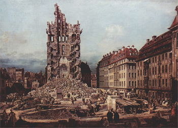 Gemlde Kreuzkirche von Canaletto um 1765