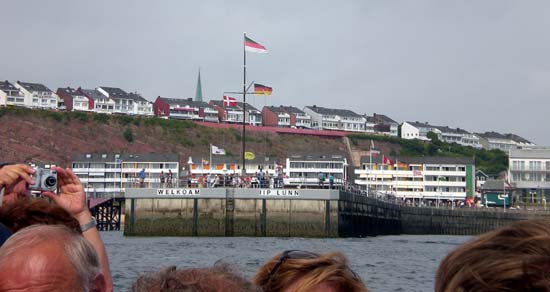 Hafen der Insel Helgoland
